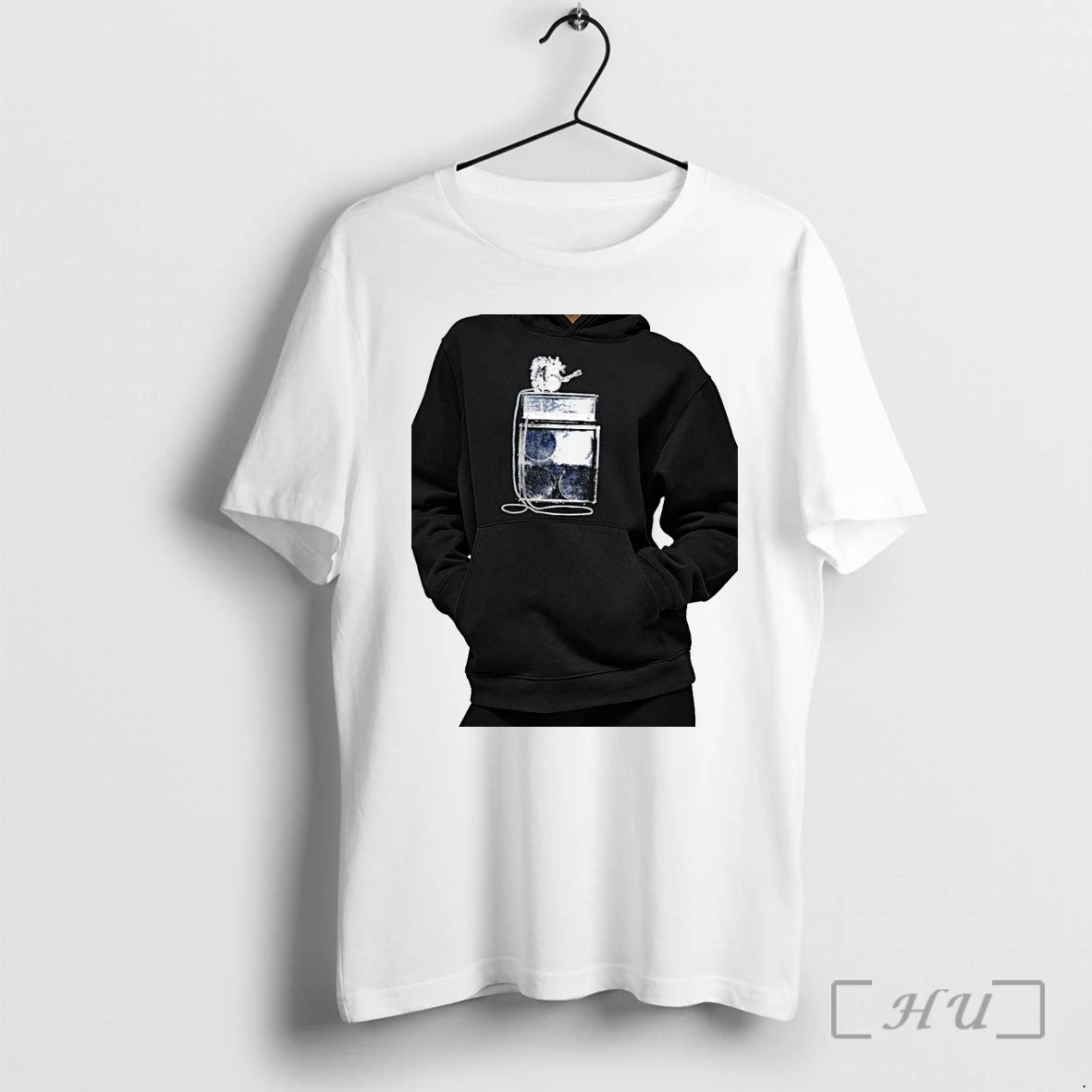 Officials Squirrel Playing Banjo On Amplifier Premium T Shirts Sweater Hoodie