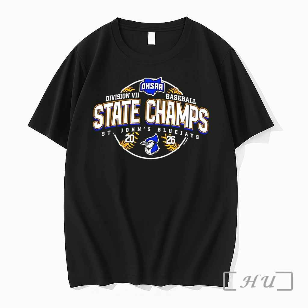 Officials St Johns Bluejays 2026 Ohsaa Baseball D7 State Champions Tee Premium T Shirts Sweater Hoodie