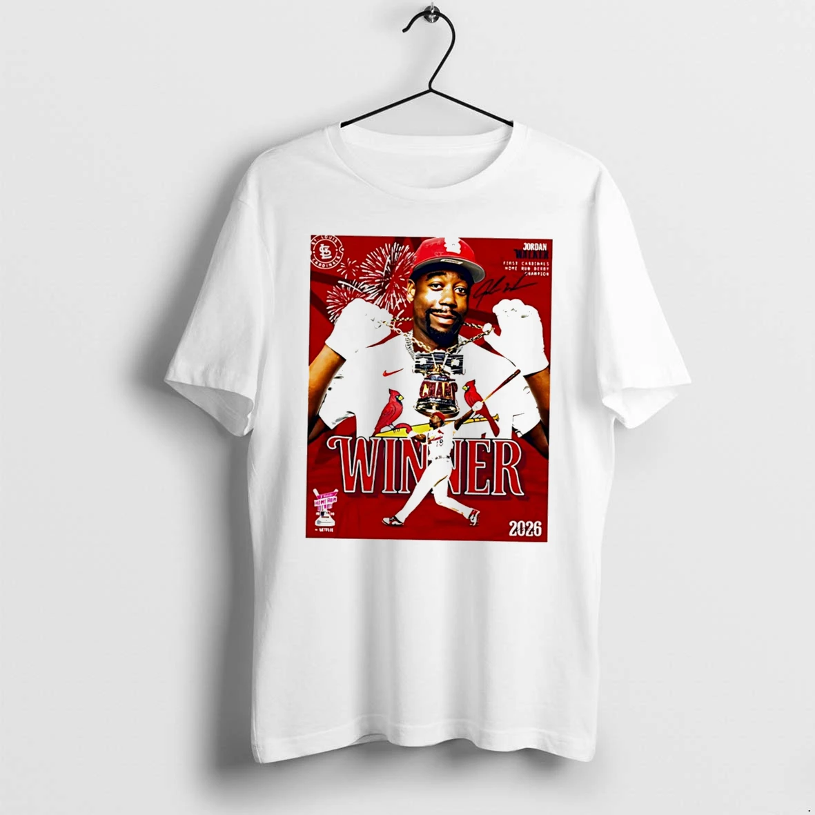 Officials St Louis Cardinals Jordan Walker 2026 Home Run Derby Champion Tee Premium T Shirt Sweatshirt Hoodie