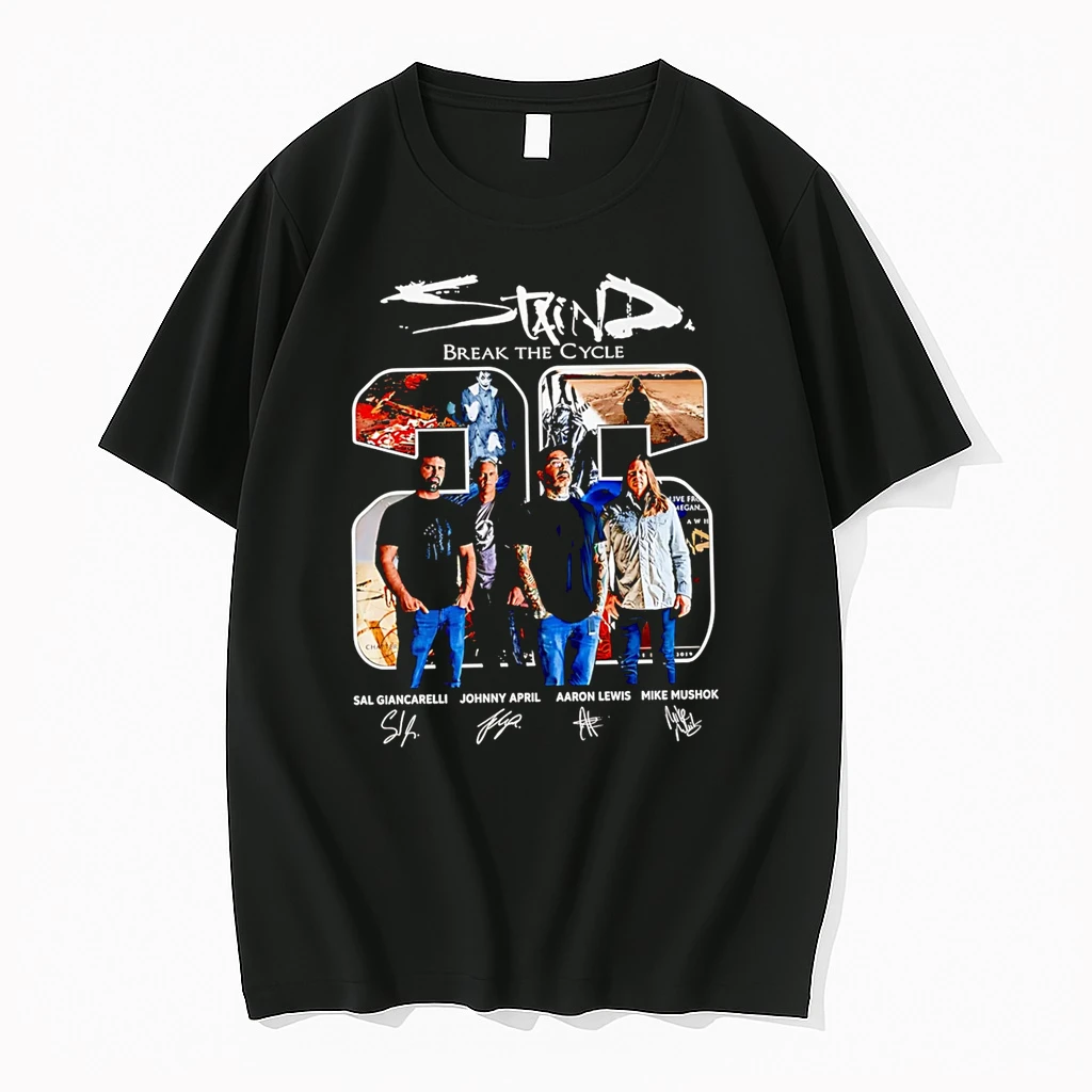 Officials Staind Break The Cycle 25 Sal Giancarelli Johnny April Aaron Lewis Premium T Shirt Sweatshirt Hoodie