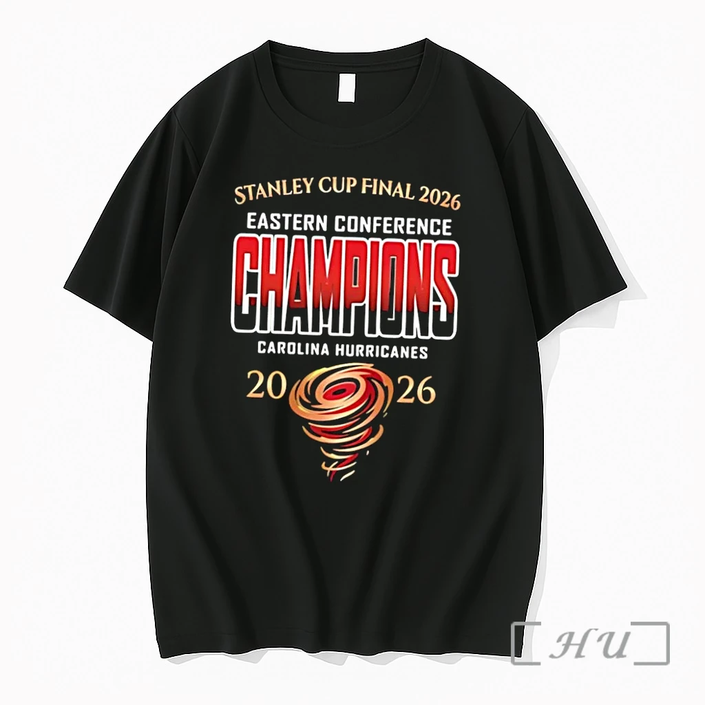 Officials Stanley Cup Final 2026 Eastern Conference Champions Carolina Hurricanes Black Premium T Shirts Sweater Hoodie