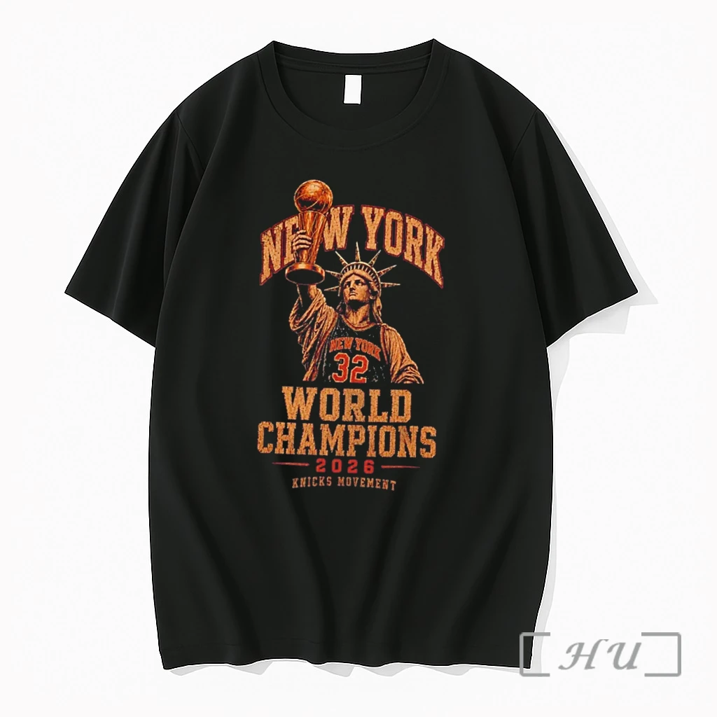 Officials Statue Of Liberty Karl Anthony Towns New York Knicks World Champions 2026 Vintage Tee Premium T Shirts Sweater Hoodie