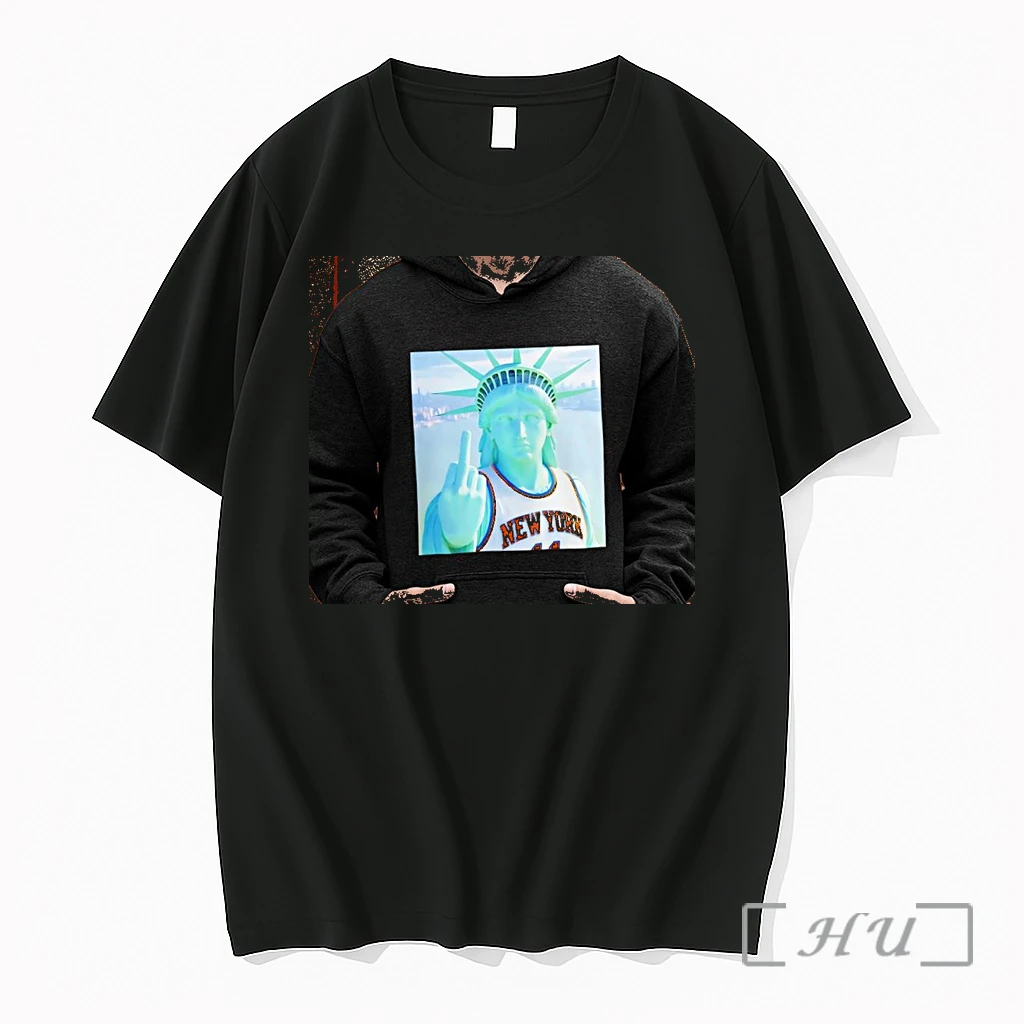 Officials Statue Of Liberty New York Knicks Basketball Player Middle Finger New York Premium T Shirts Sweater Hoodie