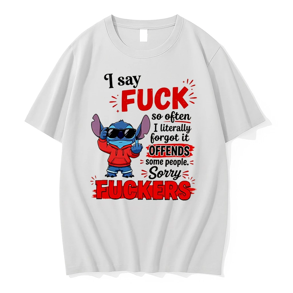 Officials Stitch I Say Fuck So Often I Literally Forgot It Offends Some People Sorry Fuckers Tee Premium T Shirt Sweatshirt Hoodie