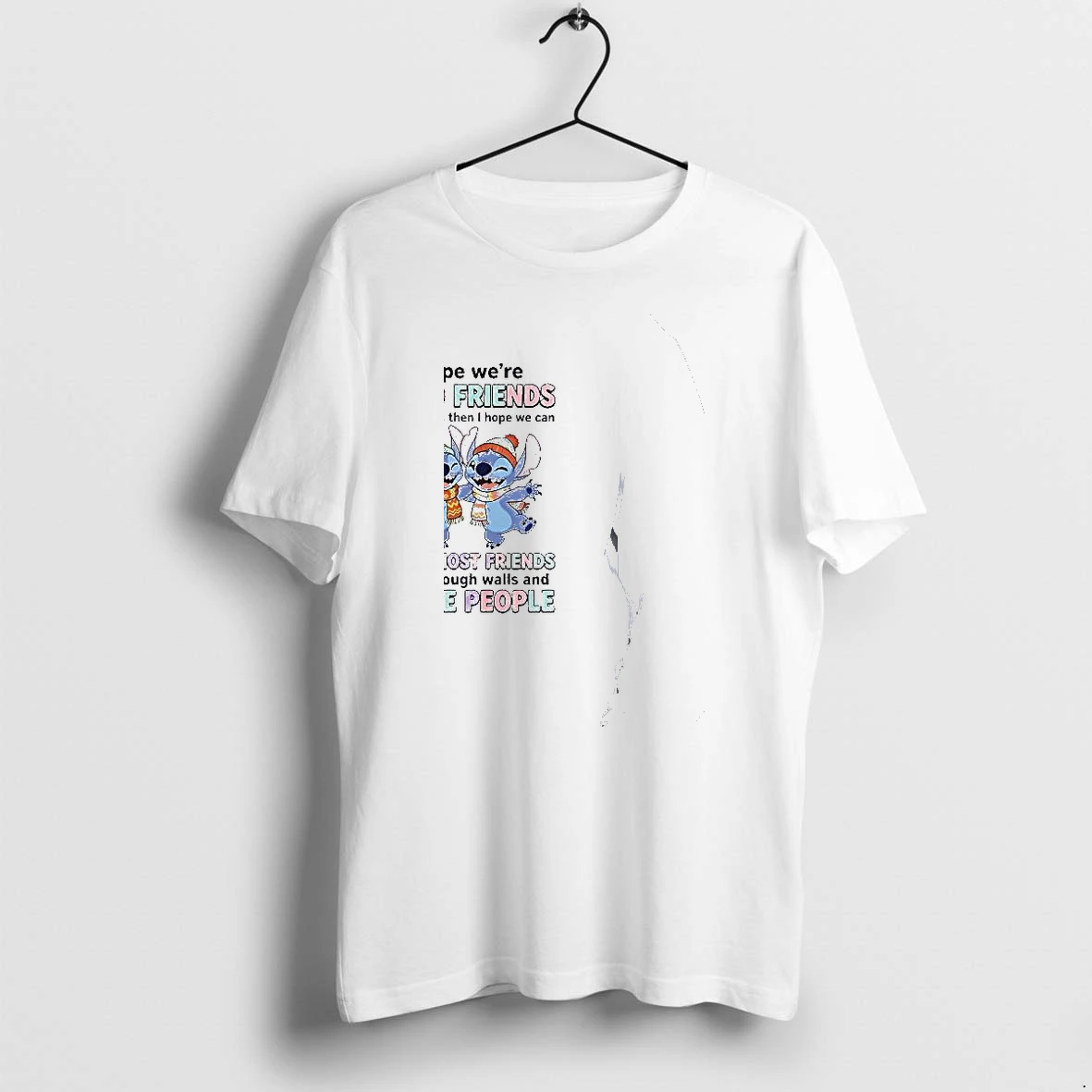 Officials Stitch Lilo And Stitch I Hope We Are Good Friends Until We Die Ghost Friends Premium T Shirt Sweatshirt Hoodie