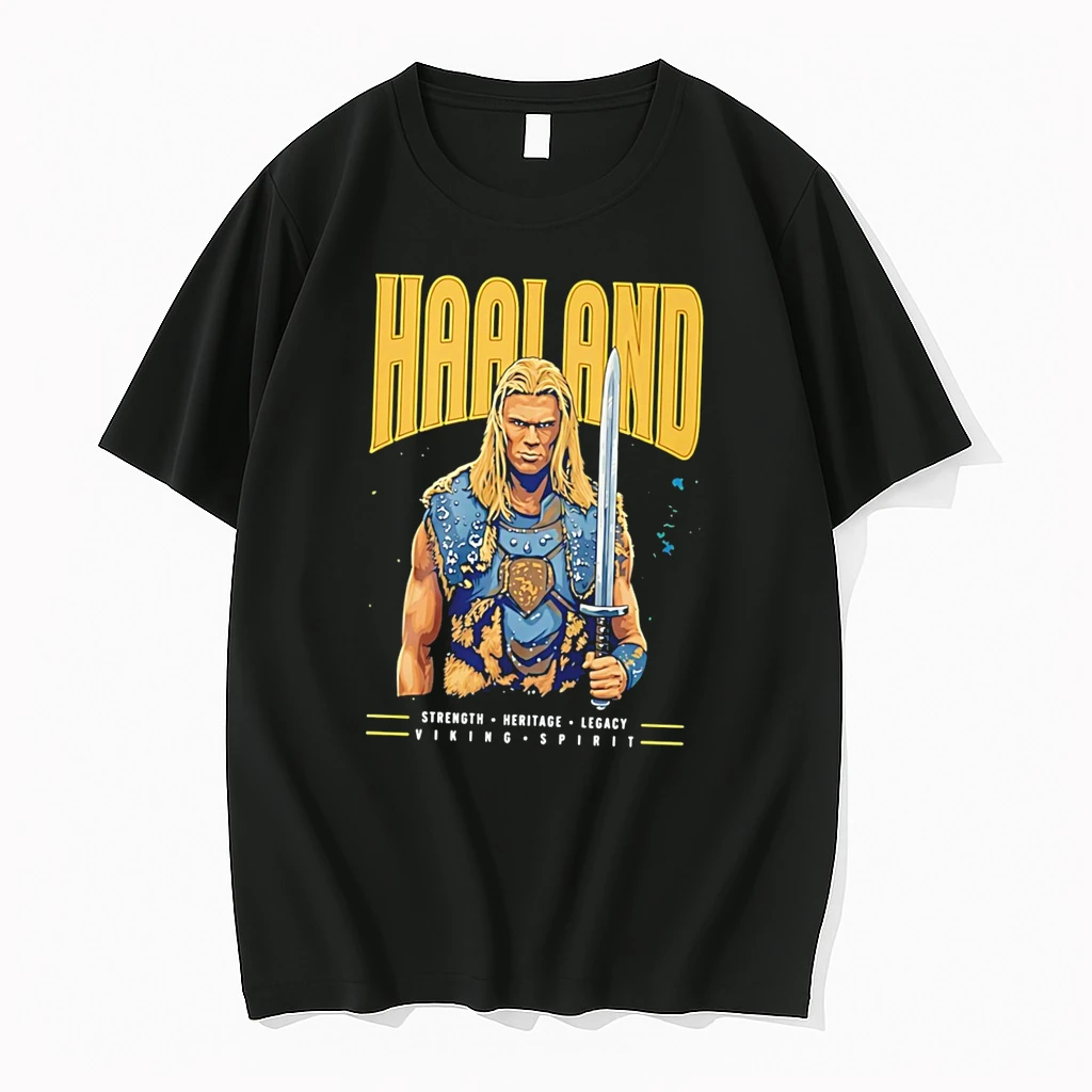 Officials Strength Heritage Legacy Viking Spirit Haaland Warrior With Sword Tee Premium T Shirt Sweatshirt Hoodie