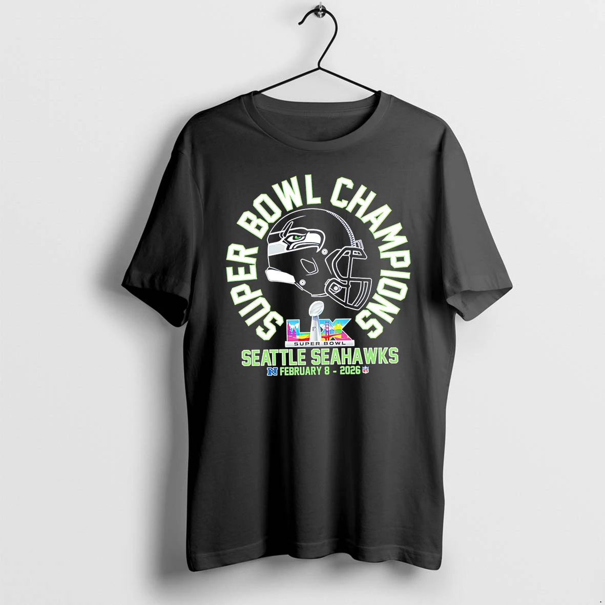 Officials Super Bowl Champions Seattle Seahawks Lx Super Bowl February 8 2026 Premium T Shirt Sweatshirt Hoodie