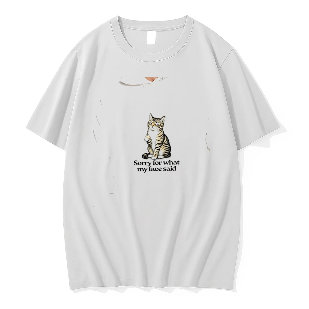Officials Tabby Cat Sorry For What My Face Said Humorous Premium T Shirt Sweatshirt Hoodie