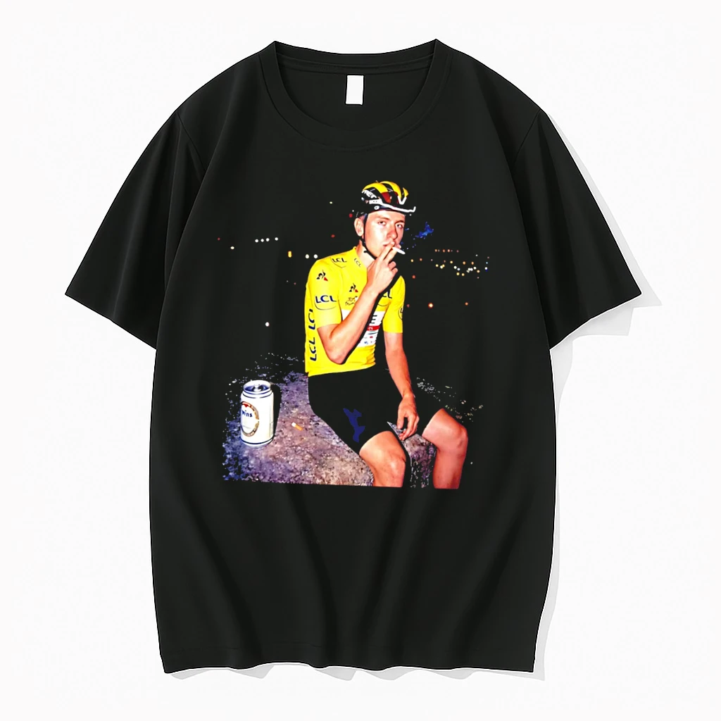 Officials Tadej Pogacar Tour De France Yellow Jersey Smoking Tee Premium T Shirt Sweatshirt Hoodie