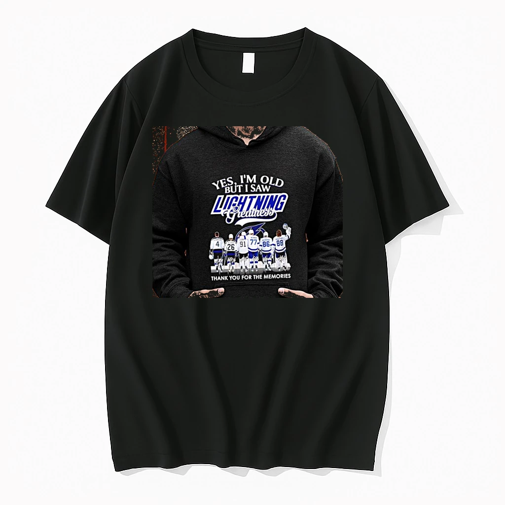 Officials Tampa Bay Lightning Yes Im Old But I Saw Lightning Greatness Thank You For The Memories Premium T Shirt Sweatshirt Hoodie