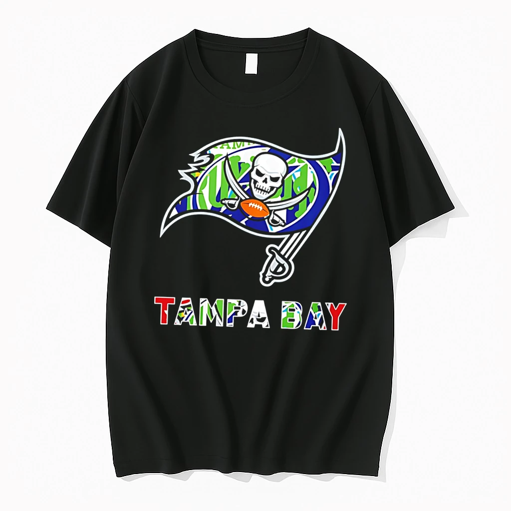 Officials Tampa Bay Sports Team Logos Flag Tee Premium T Shirt Sweatshirt Hoodie