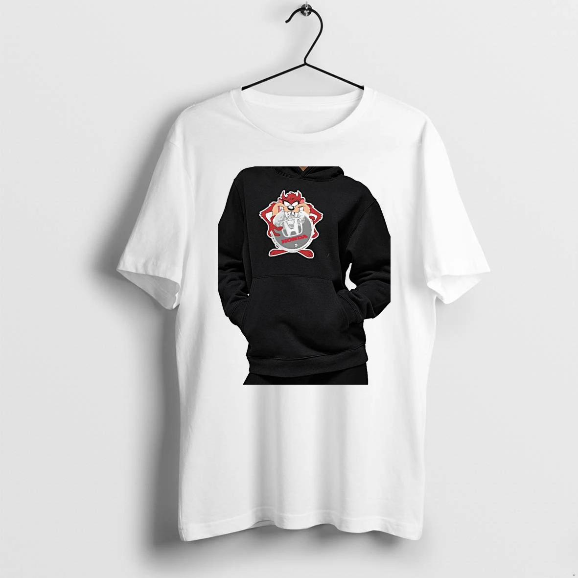 Officials Tasmanian Devil Looney Tunes Honda Logo Premium T Shirt Sweatshirt Hoodie