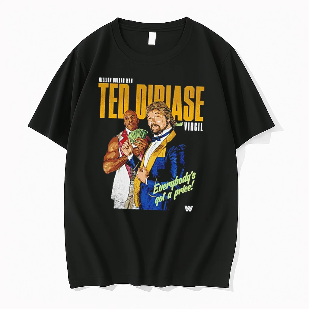 Officials Ted Dibiase And Virgil Million Dollar Man Everybodys Got A Price Retro Tee Premium T Shirt Sweatshirt Hoodie
