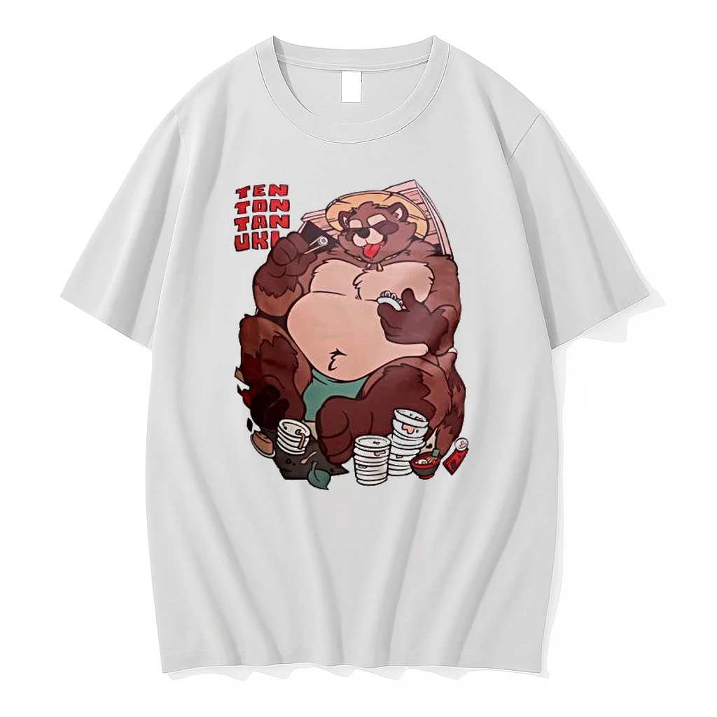 Officials Ten Ton Tanuki Eating Sushi Japanese Folklore Premium T Shirt Sweatshirt Hoodie