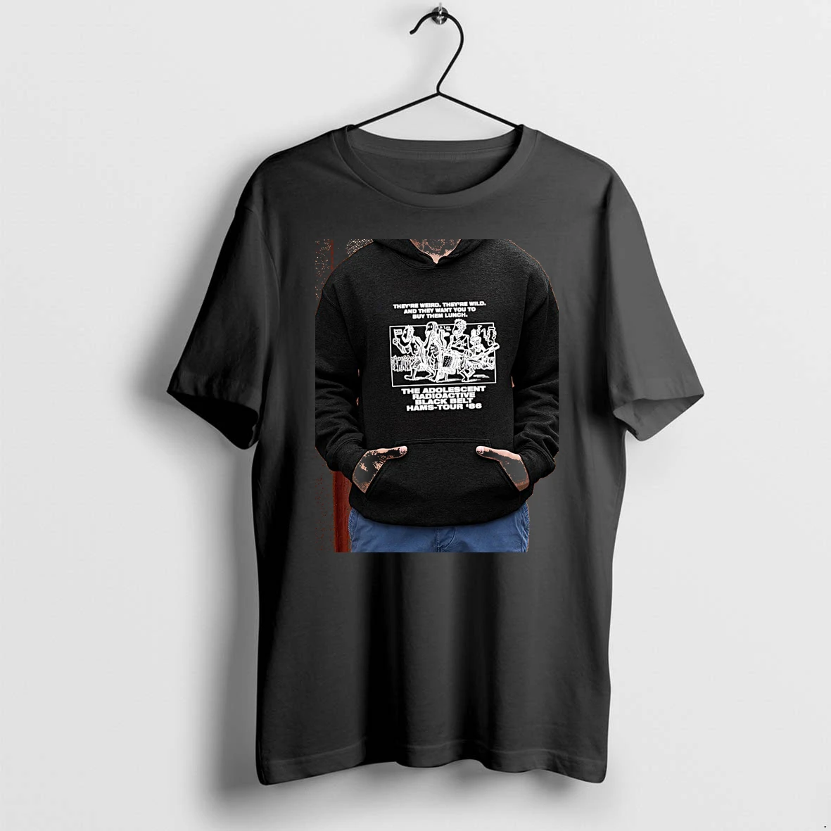 Officials The Adolescent Radioactive Black Belt Hams Tour 86 They Are Weird They Are Wild Premium T Shirt Sweatshirt Hoodie