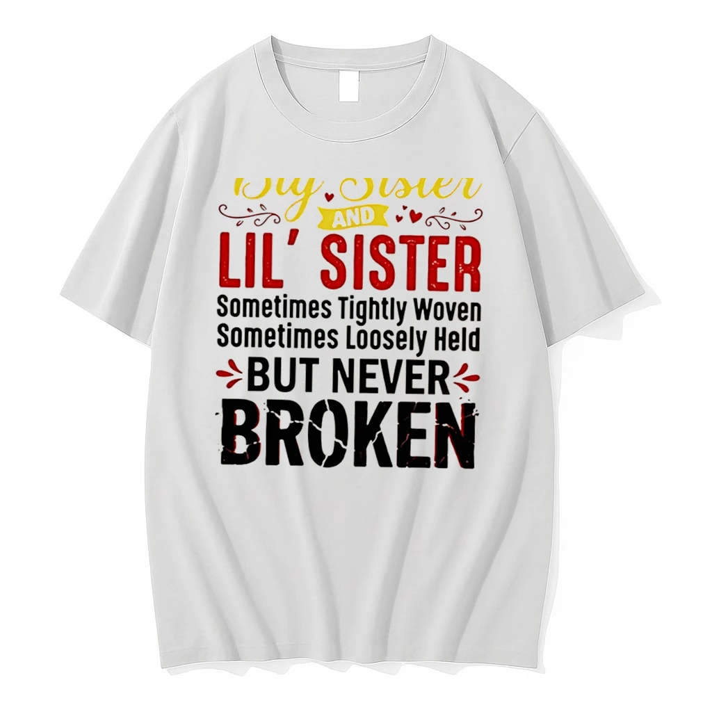Officials The Bond Between A Big Sister And Lil Sister Never Broken Tee Premium T Shirt Sweatshirt Hoodie