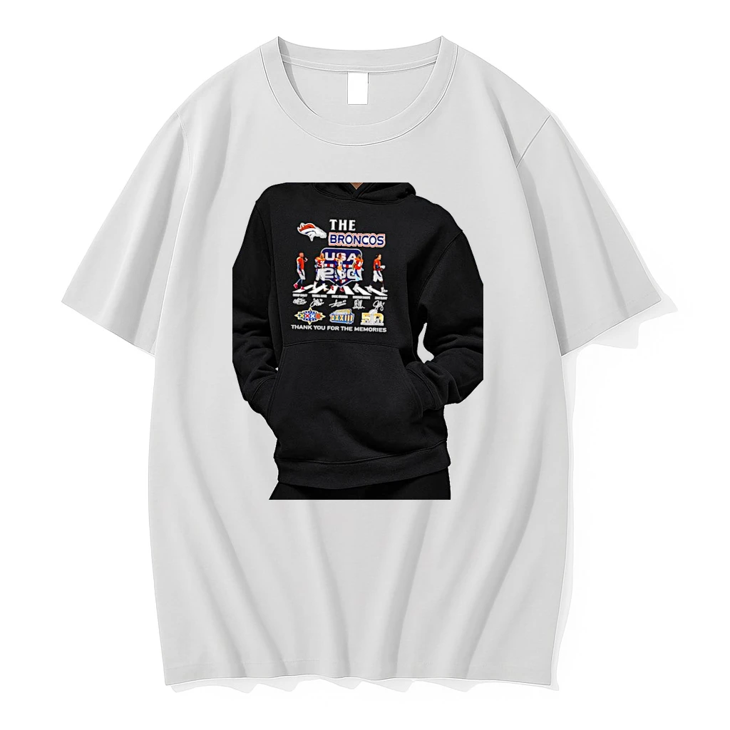 Officials The Broncos Champ Bailey Terrell Davis Steve Atwater Shannon Sharpe John Elway Denver Broncos Signature Premium T Shirt Sweatshirt Hoodie