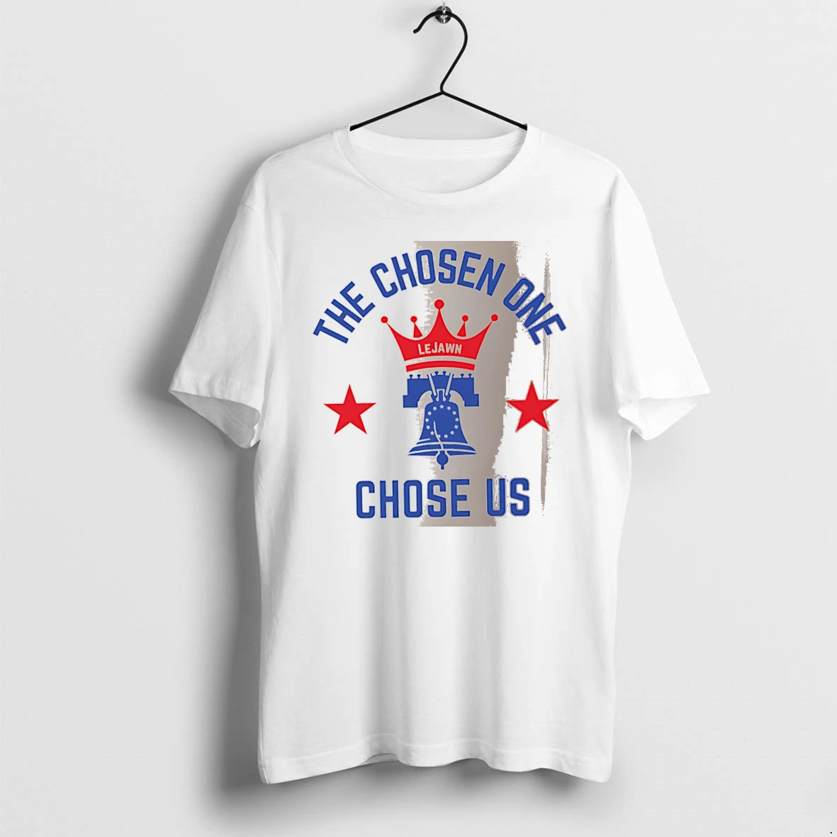 Officials The Chosen One Lejawn Chose Us Philadelphia 76ers White Premium T Shirt Sweatshirt Hoodie