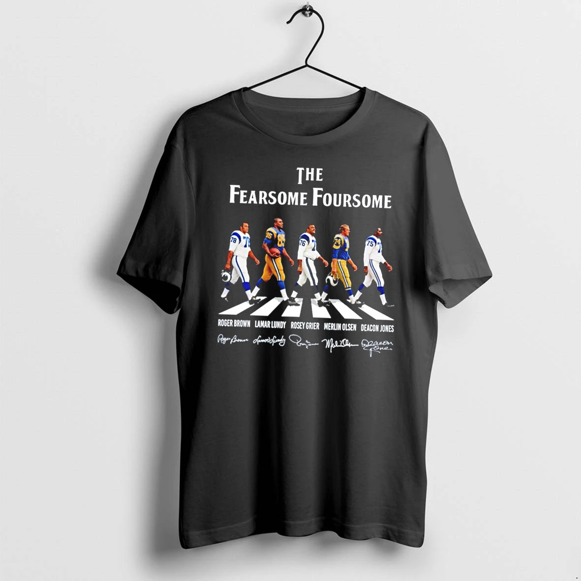 Officials The Fearsome Foursome La Rams Signature Tee Premium T Shirt Sweatshirt Hoodie