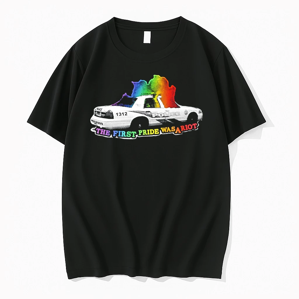 Officials The First Pride Was A Riot 1312 Police Car Tee Premium T Shirt Sweatshirt Hoodie