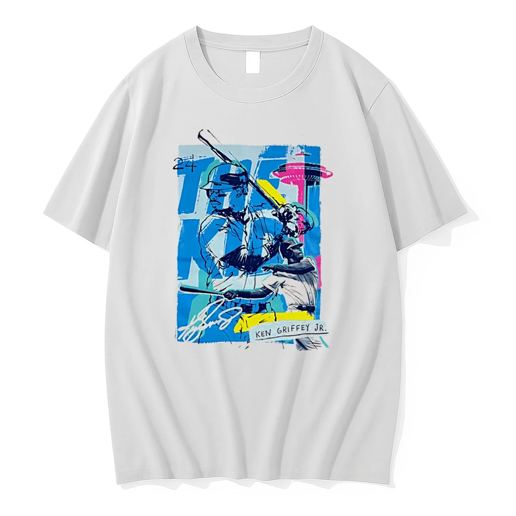 Officials The Kid Ken Griffey Jr Artwork Signature Tee Premium T Shirt Sweatshirt Hoodie
