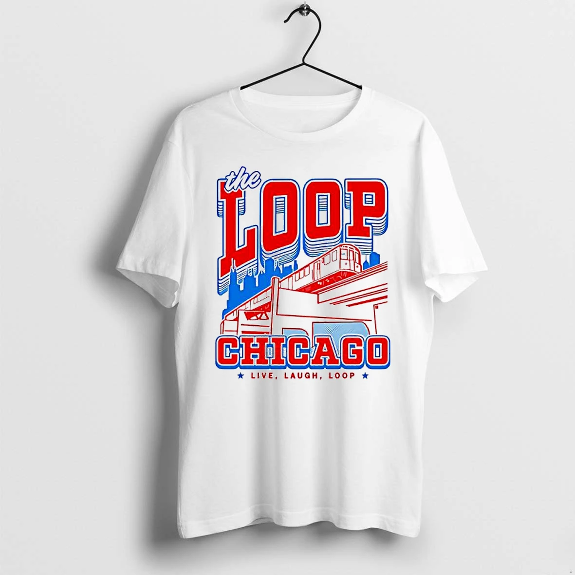 Officials The Loop Chicago Live Laugh Loop Women Premium T Shirt Sweatshirt Hoodie