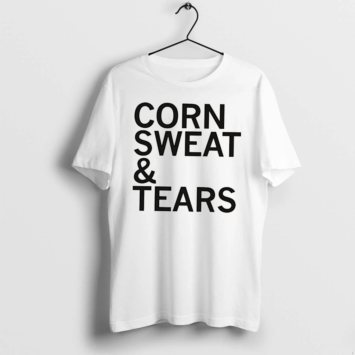Officials The Midwest Was Built With Corn Sweat Tears Tee Premium T Shirt Sweatshirt Hoodie