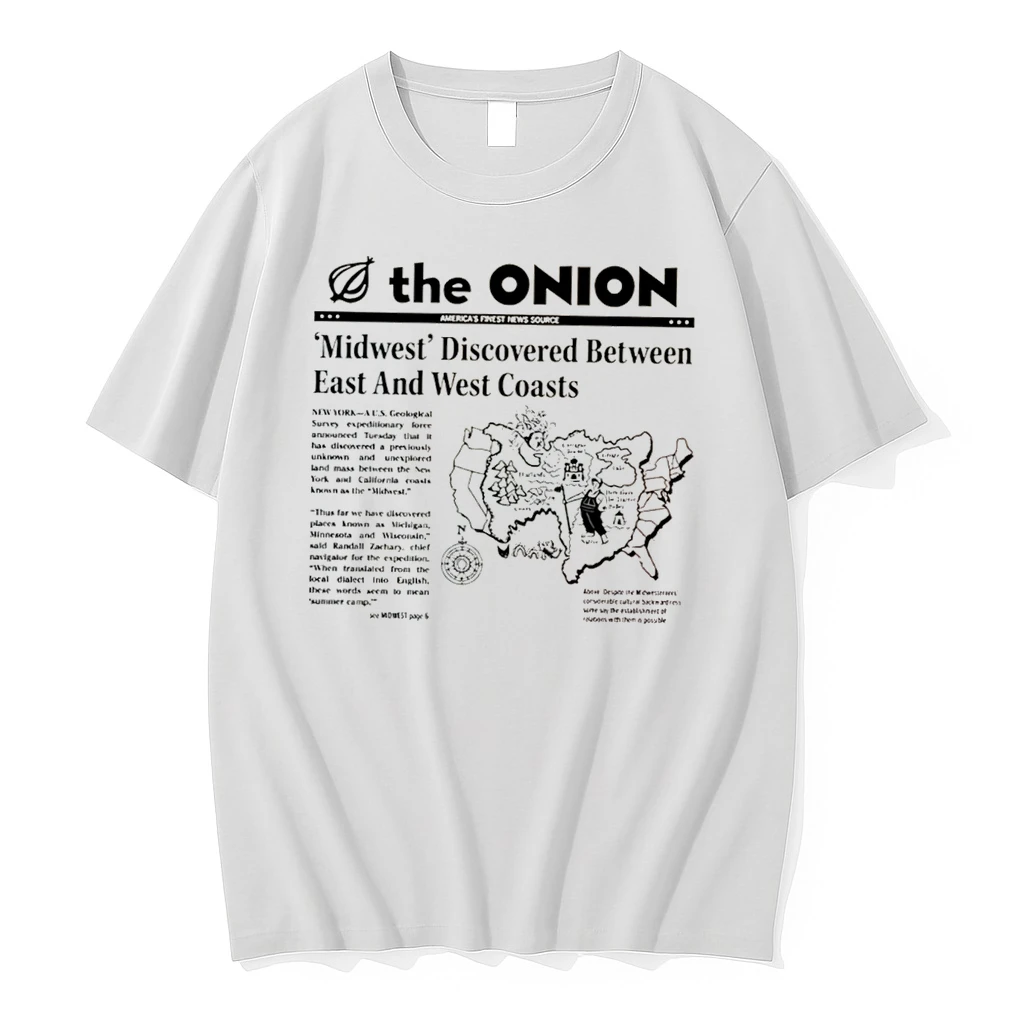 Officials The Onion Midwest Discovered Between East And West Coasts News Tee Premium T Shirt Sweatshirt Hoodie