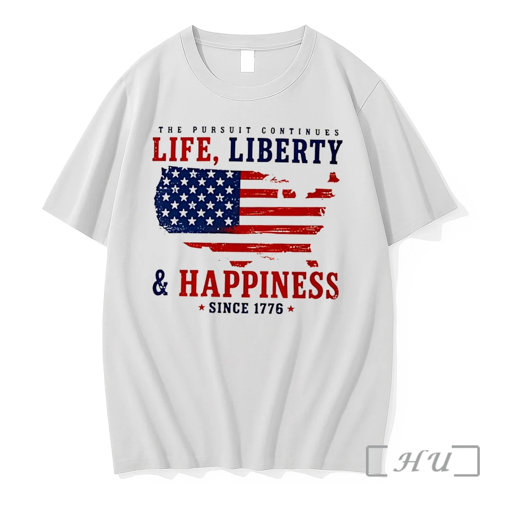 Officials The Pursuit Continues Life Liberty And Happiness State Tee Premium T Shirts Sweater Hoodie
