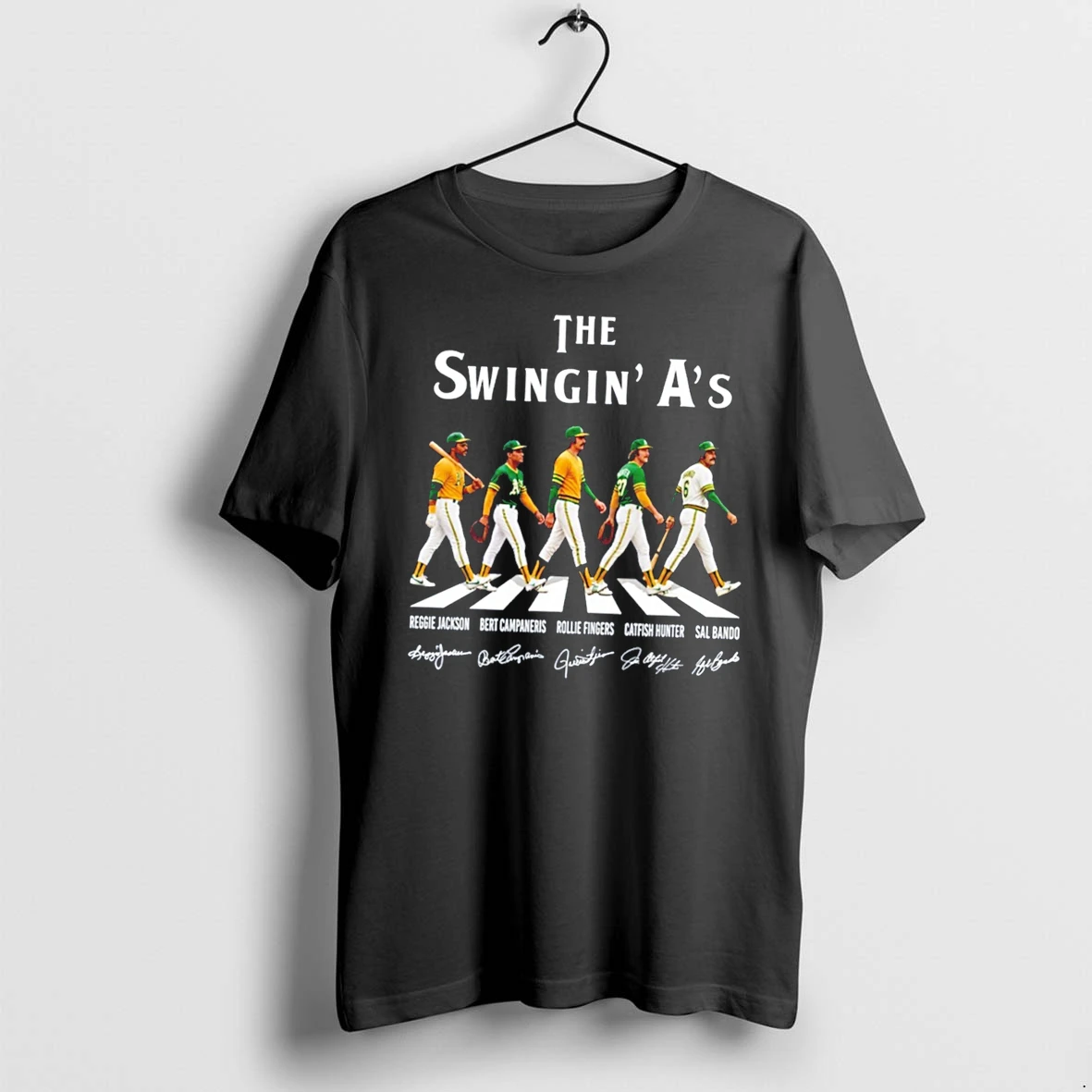 Officials The Swingin As Reggie Jackson Bert Signature Tee Premium T Shirt Sweatshirt Hoodie