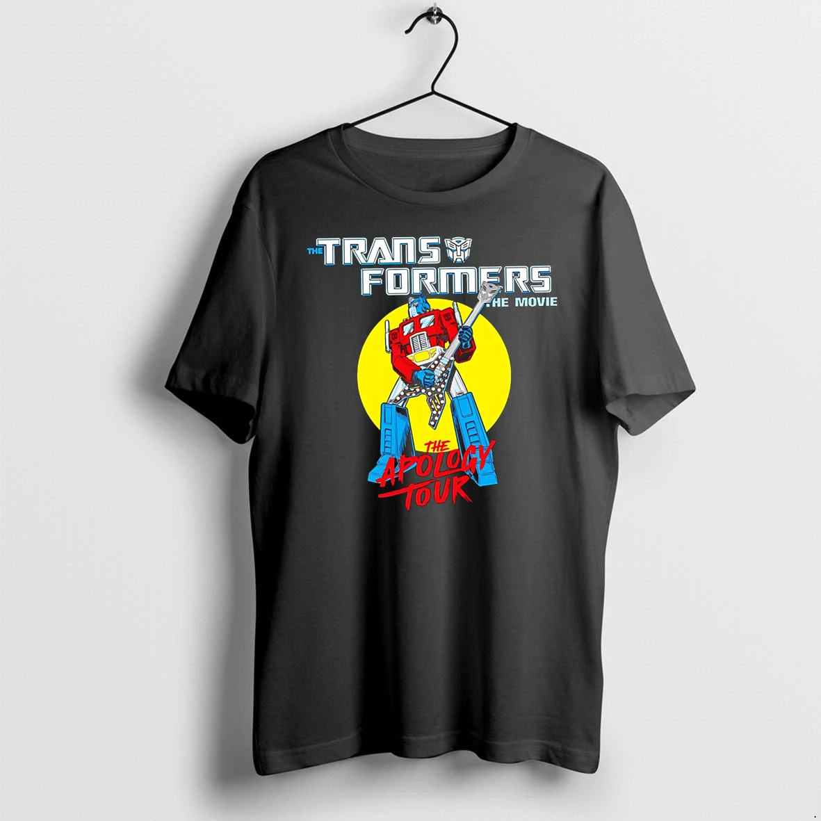 Officials The Transformers The Movie The Apology Tour Optimus Prime Premium T Shirt Sweatshirt Hoodie