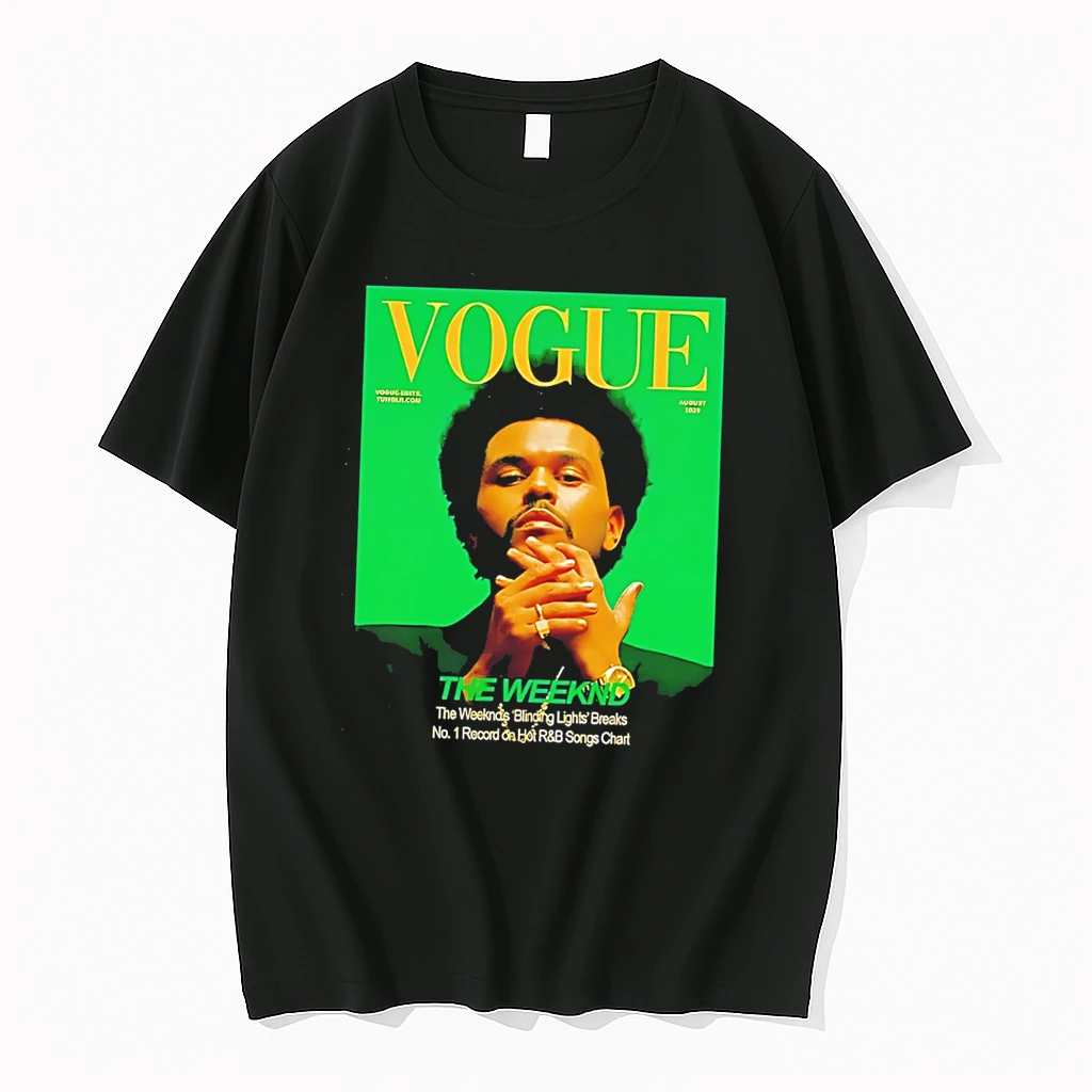Officials The Weeknd Vogue Magazine Cover Tee Premium T Shirt Sweatshirt Hoodie