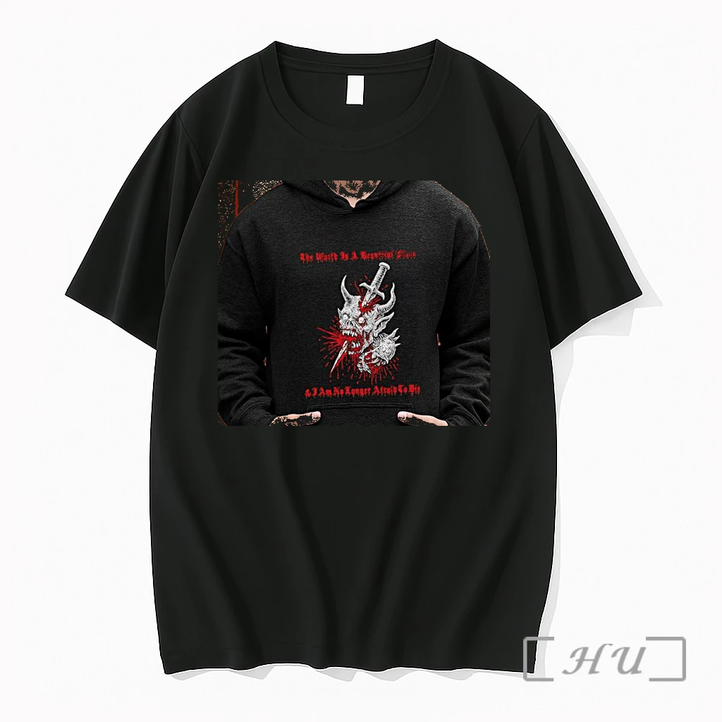 Officials The World Is A Beautiful Place And I Am No Longer Afraid To Die Demon Dagger Premium T Shirts Sweater Hoodie