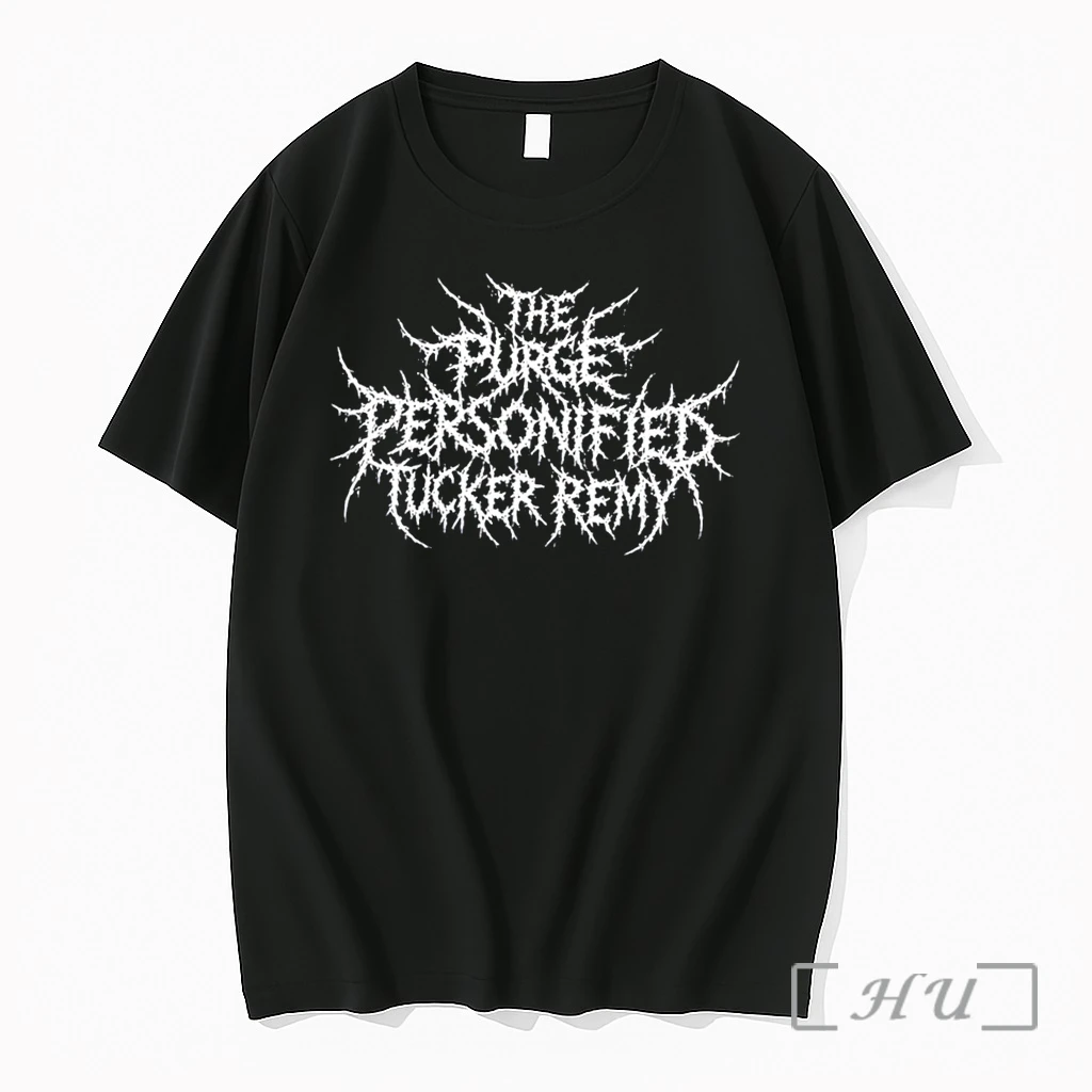 Officials The Purge Personified Tucker Remy Illegible Metal Style Tee Premium T Shirts Sweater Hoodie