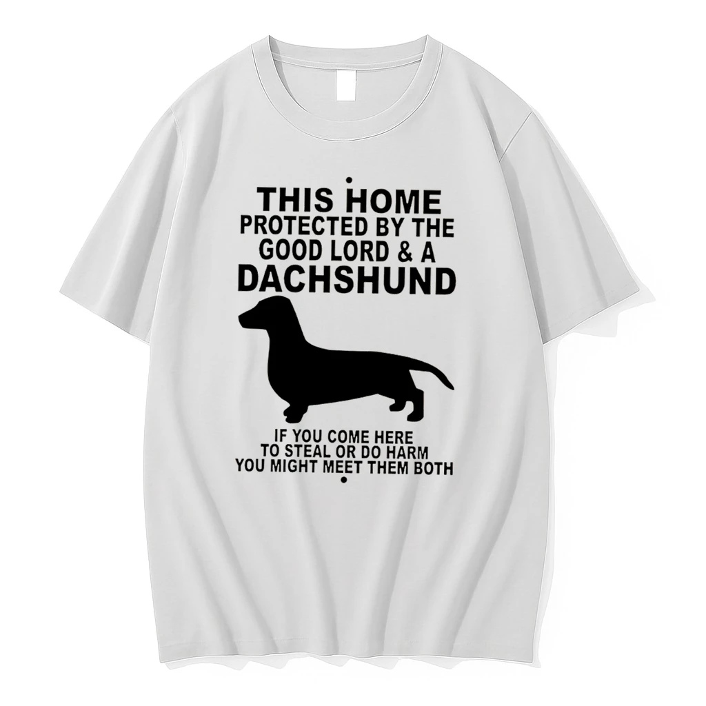 Officials This Home Protected By The Good Lord And A Dachshund Tee Premium T Shirt Sweatshirt Hoodie