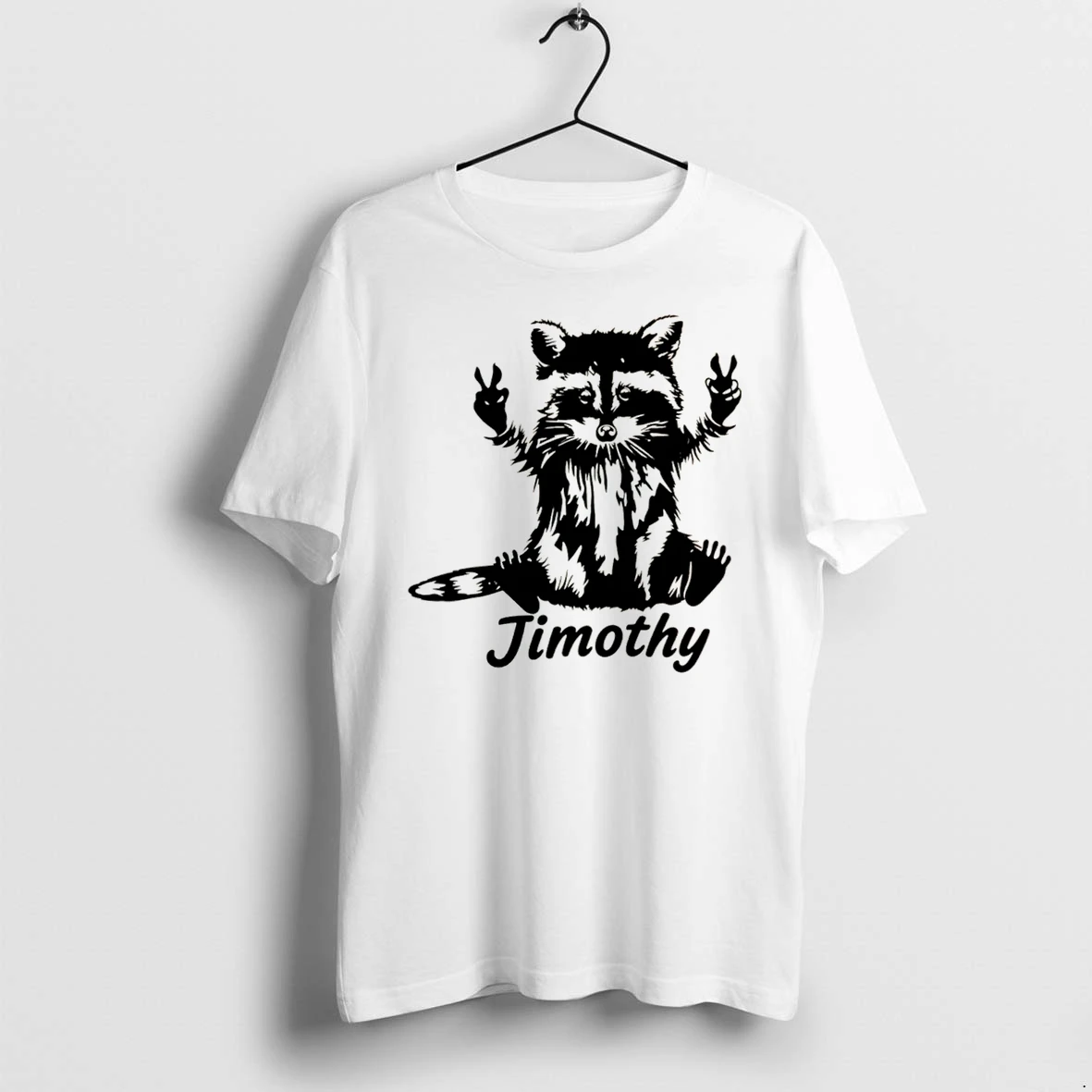 Officials Timothy Raccoon Peace Sign Cute Animal Tee Premium T Shirt Sweatshirt Hoodie