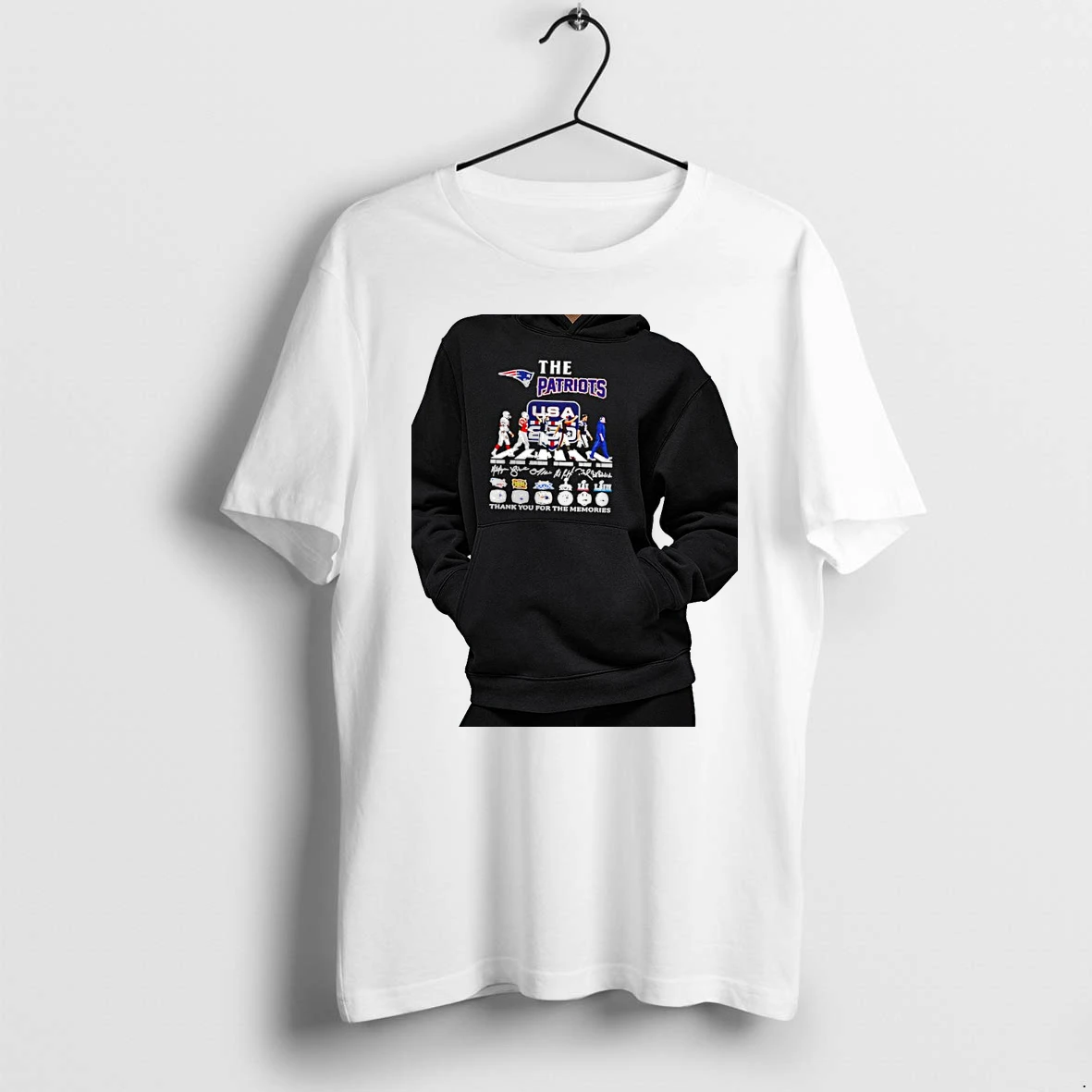 Officials Tom Brady Bill Belichick New England Patriots The Patriots Thank You For The Memories Signature Premium T Shirt Sweatshirt Hoodie