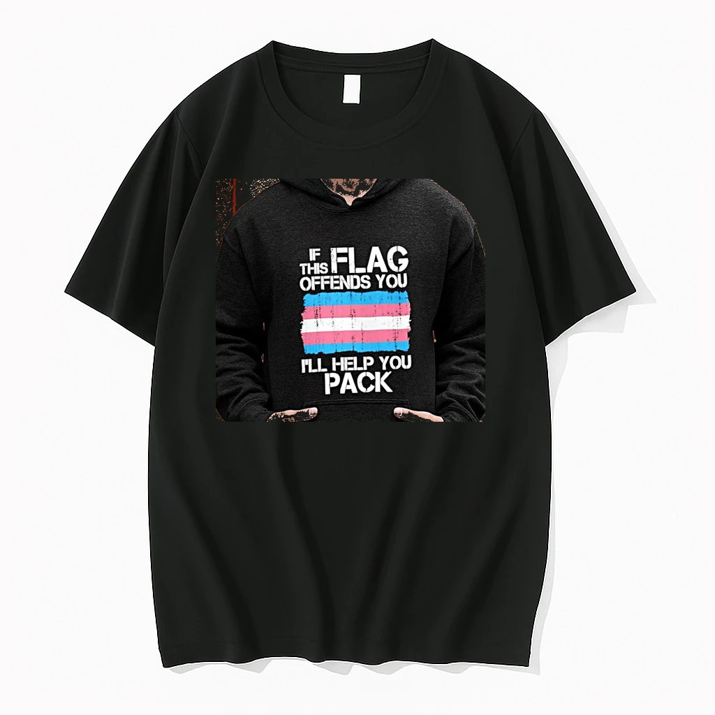 Officials Transgender Pride Flag If This Flag Offends You I Will Help You Pack Premium T Shirt Sweatshirt Hoodie