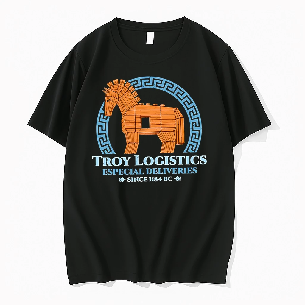 Officials Troy Logistics Especial Deliveries Since 1184 Bc Trojan Horse Premium T Shirt Sweatshirt Hoodie