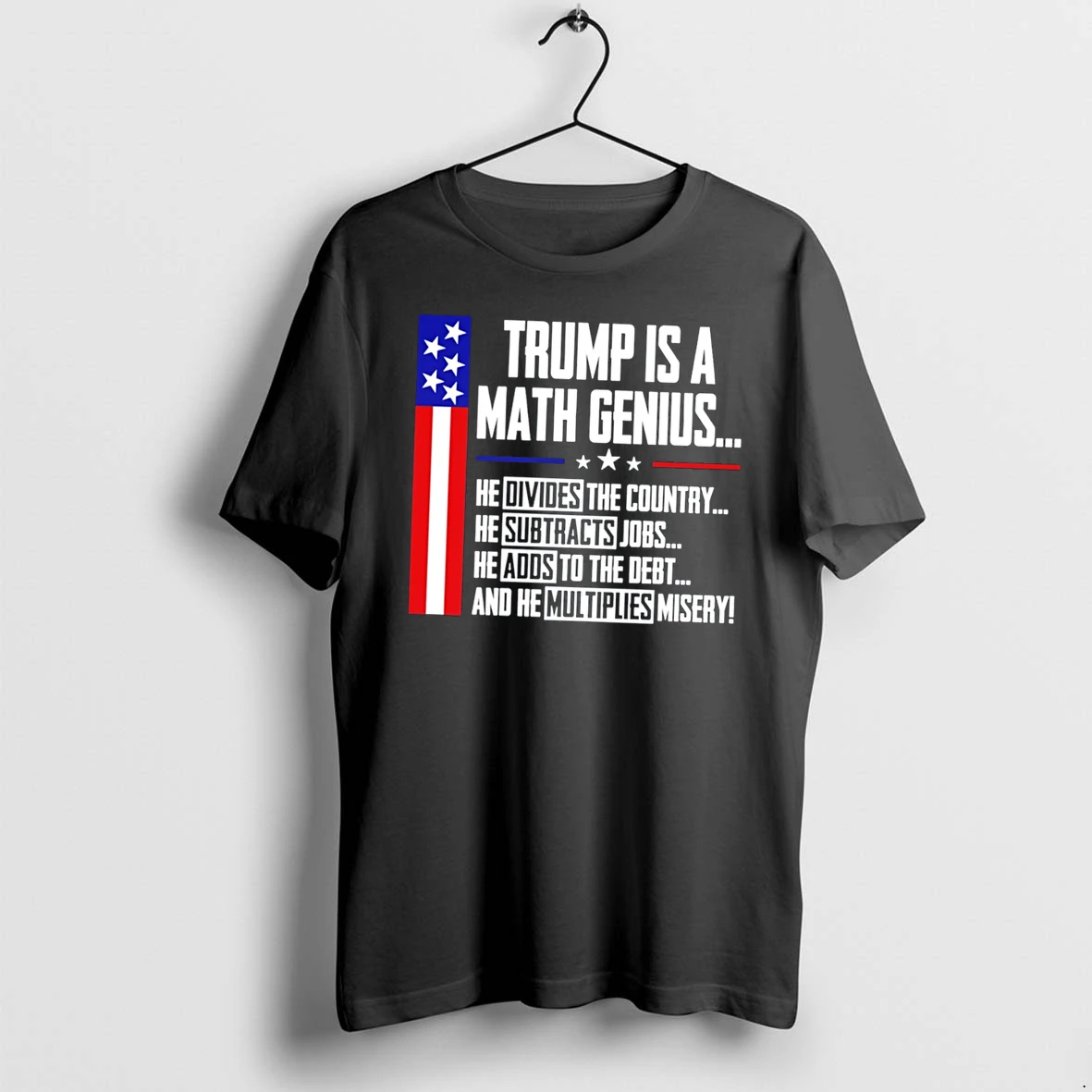 Officials Trump Is A Math Genius Sarcastic Funny Political Satire Tee Premium T Shirt Sweatshirt Hoodie
