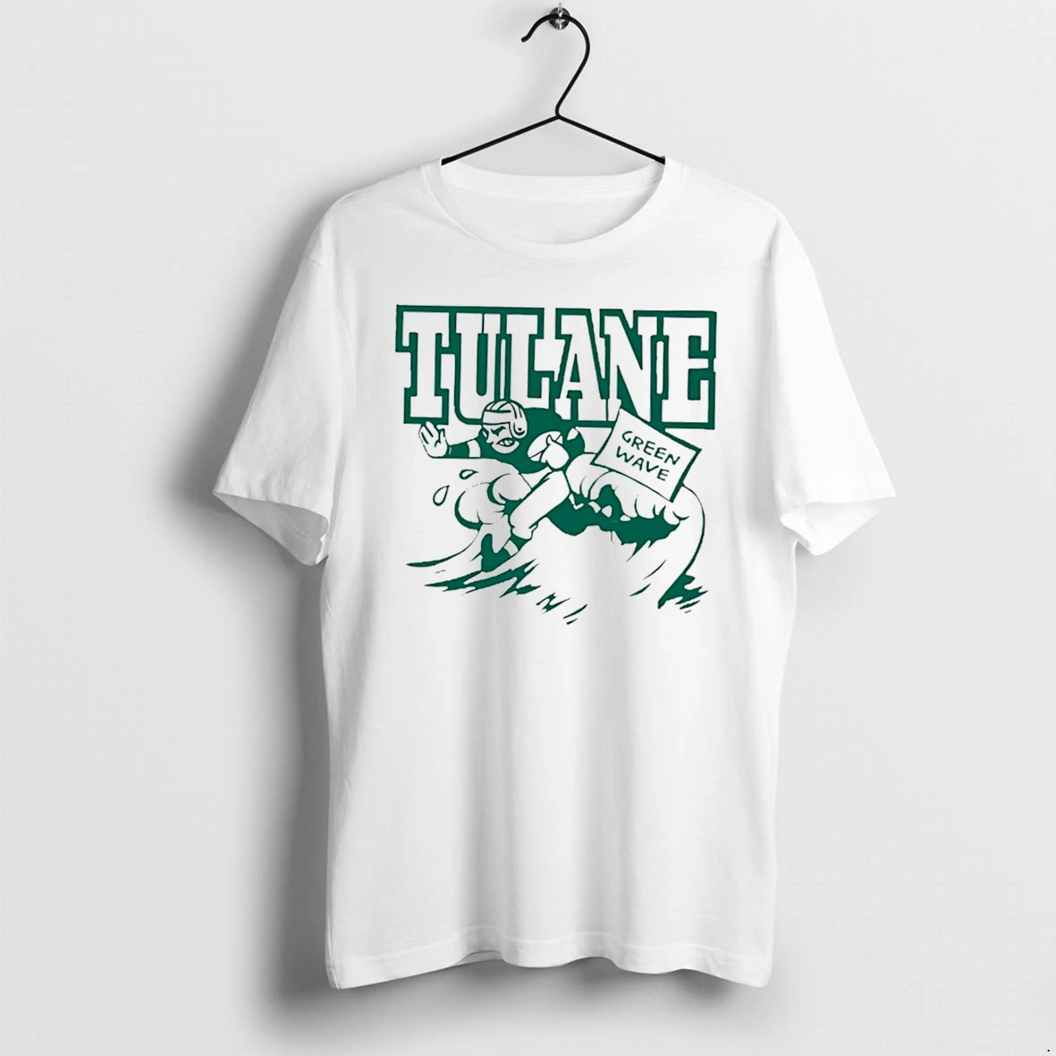 Officials Tulane Green Wave Football Throwback Vintage Tee Premium T Shirt Sweatshirt Hoodie