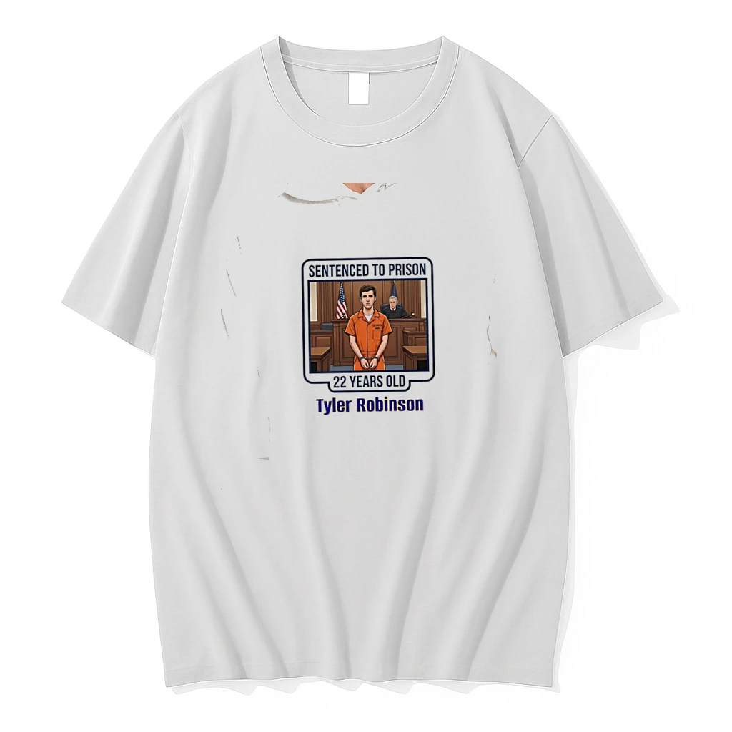 Officials Tyler Robinson 22 Years Old Was Prosecuted In Court And Sentenced To Prison Premium T Shirt Sweatshirt Hoodie