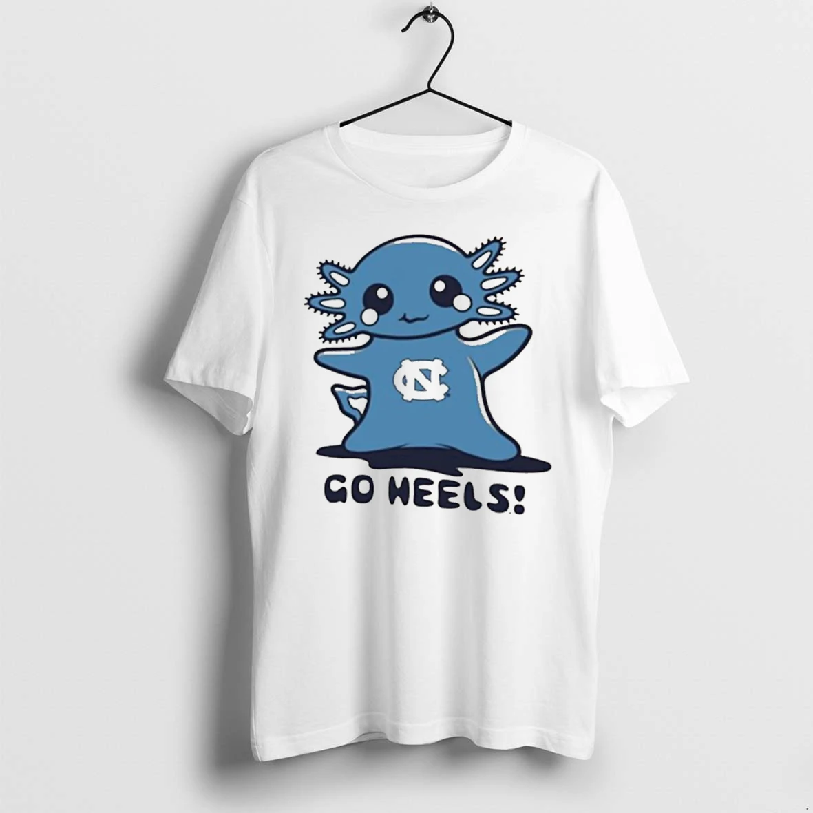 Officials Unc Axolotl Go Heels College Sports Tee Premium T Shirt Sweatshirt Hoodie
