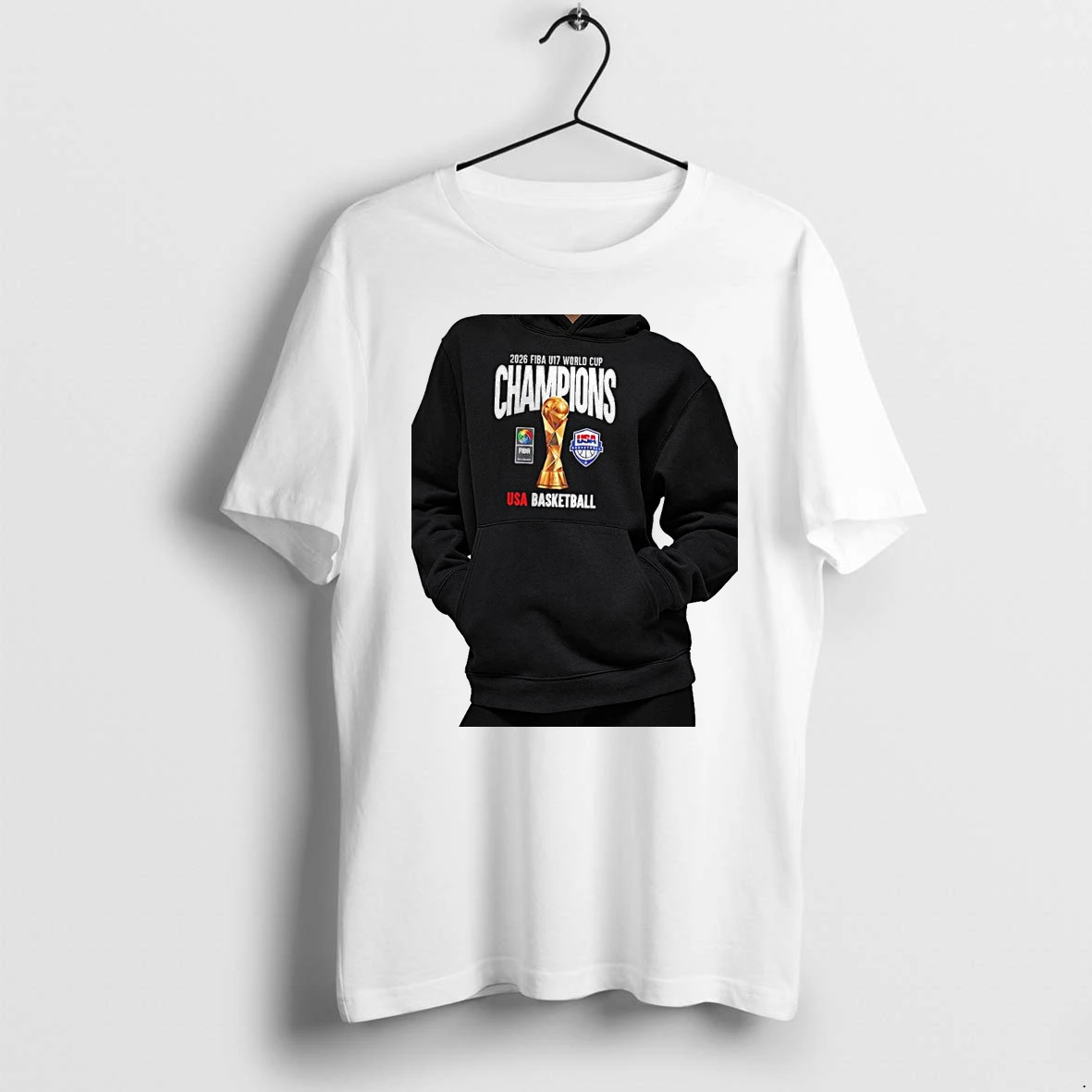 Officials Usa Basketball 2026 Fiba U17 World Cup Champions Premium T Shirt Sweatshirt Hoodie