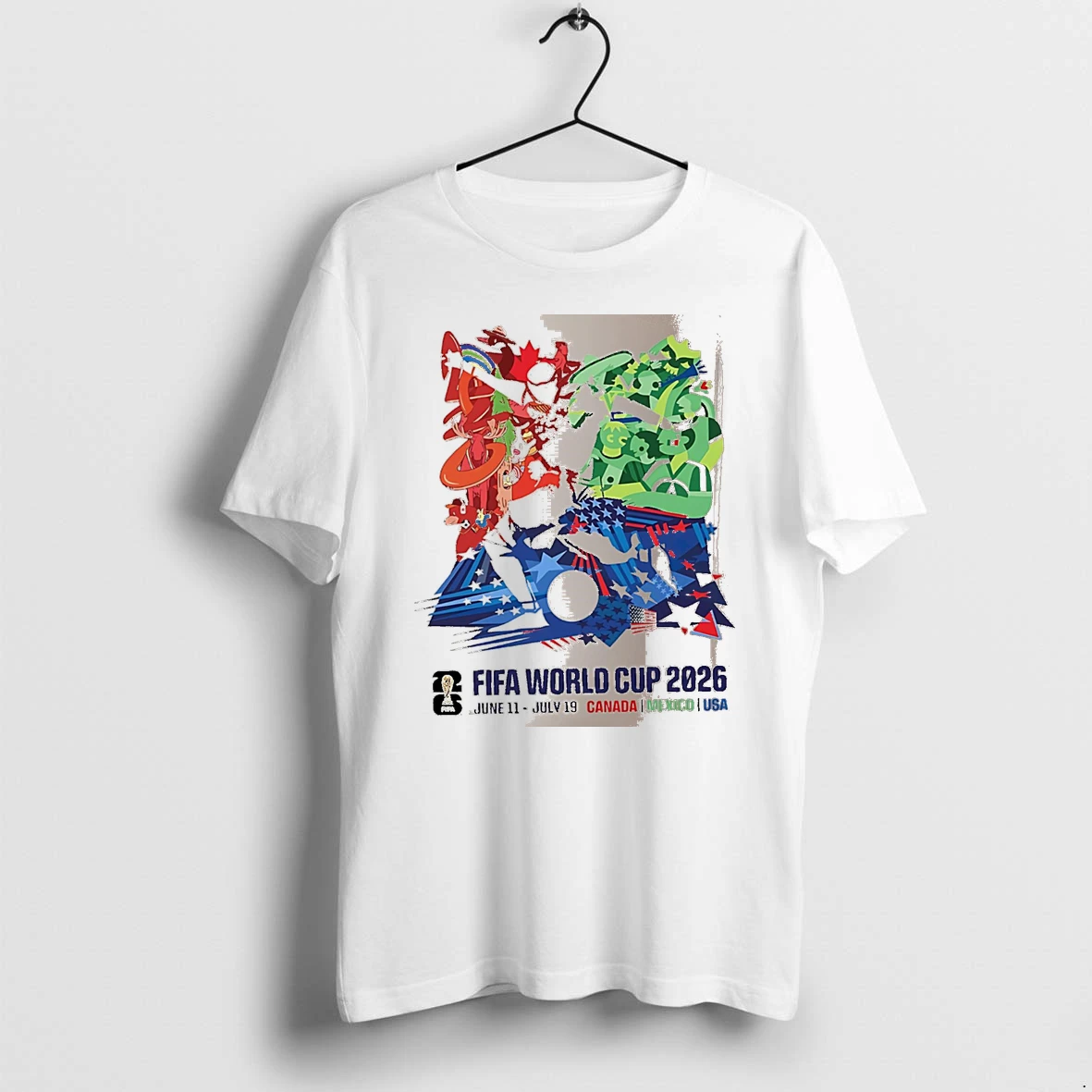 Officials Usa Mexico Canada Outerstuff Fifa World Cup 2026 Tournament White Premium T Shirt Sweatshirt Hoodie