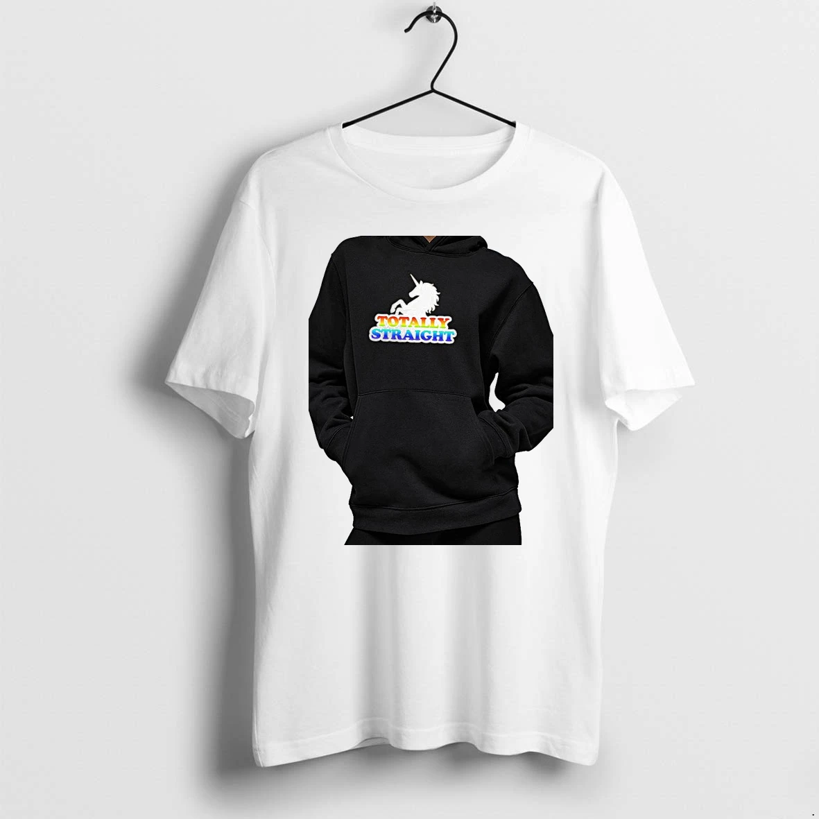 Officials Unicorn Totally Straight Pride Humor Lgbtq Premium T Shirt Sweatshirt Hoodie