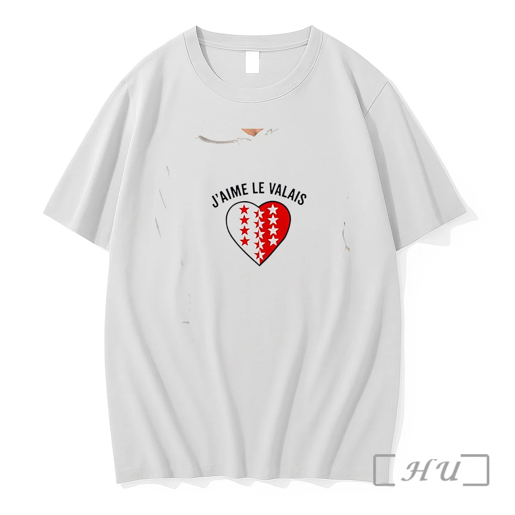 Officials Valais Switzerland Canton Jaime Le Valais Heart Symbol Patriotic Emblem Premium T Shirts Sweater Hoodie