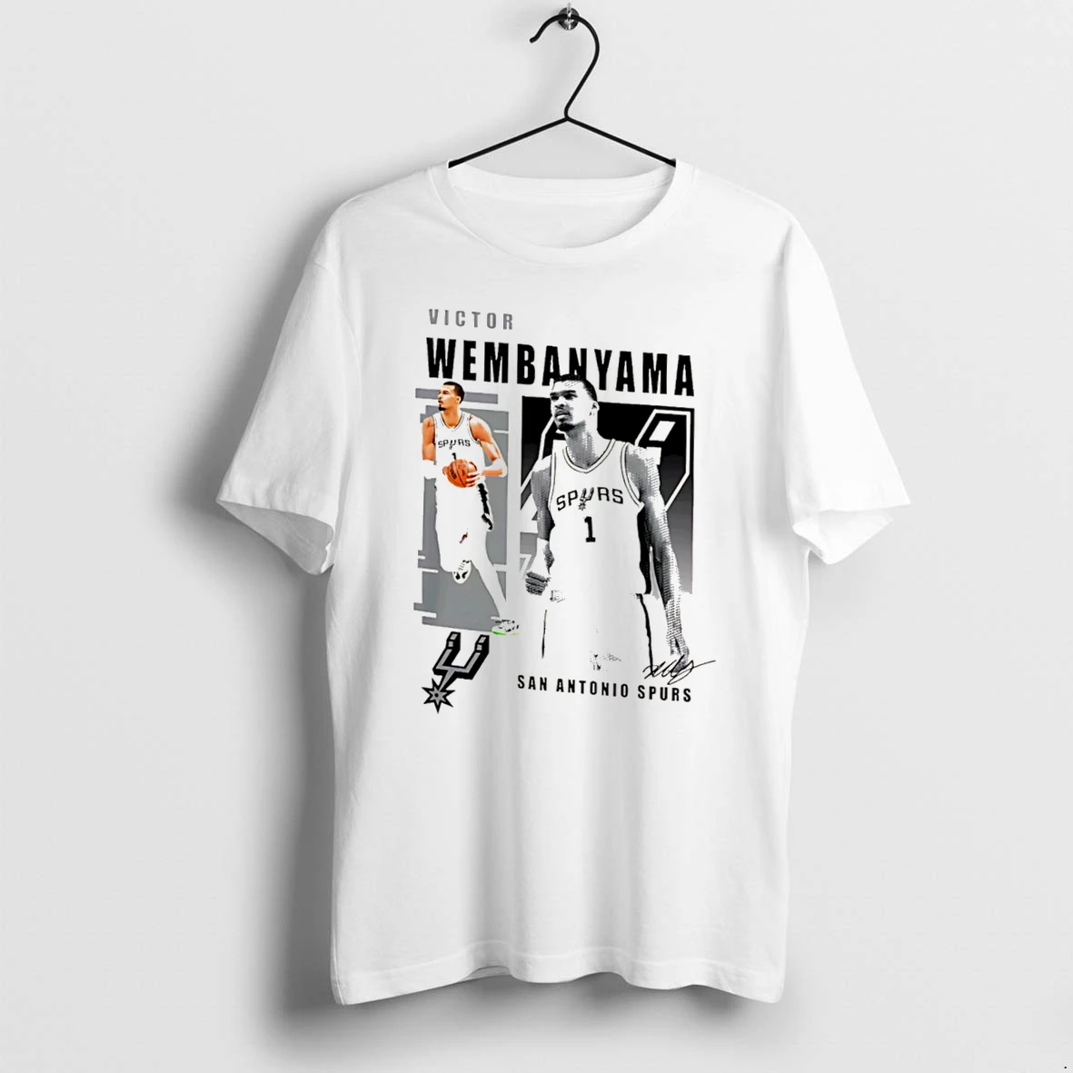 Officials Victor Wembanyama San Antonio Spurs Highlights Signature Tee Premium T Shirt Sweatshirt Hoodie