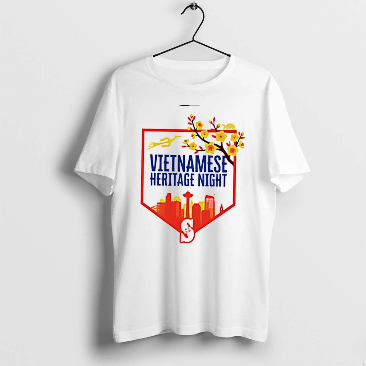 Officials Vietnamese Heritage Night Seattle Mariners 2026 Logo Tee Premium T Shirt Sweatshirt Hoodie
