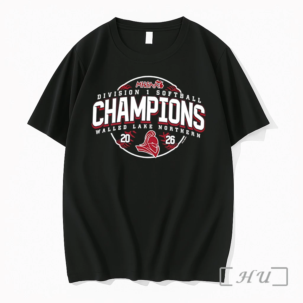 Officials Walled Lake Northern 2026 Mhsaa Softball D1 Champions Tee Premium T Shirts Sweater Hoodie